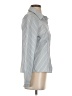 Shein 100% Polyester Stripes Blue Long Sleeve Blouse Size 4 - photo 4
