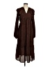 A New Day 100% Polyester Animal Print Brown Casual Dress Size XS - photo 1