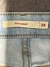Levi's Blue Denim Shorts Size 26 waist - photo 3