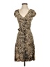 Max Studio Specialty Products Animal Print Tan Cocktail Dress Size XS - photo 1