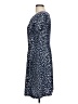 North Style Polka Dots Blue Casual Dress Size 10 (petite) - photo 5