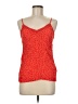 Q2 100% Viscose Rayon Red Sleeveless Top Size M - photo 1