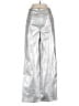 WAYF Metallic Silver Casual Pants Size XS - photo 2