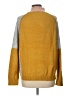 Hem & Thread Color Block Yellow Pullover Sweater Size L - photo 2
