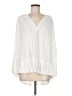 Mikoh 100% Rayon Ivory Long Sleeve Blouse Size Med (2) - photo 1