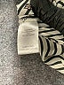 Black Rainn 100% Polyester Stripes Silver 3/4 Sleeve Blouse Size M - photo 8