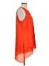 Versona 100% Polyester Orange Sleeveless Blouse Size L - photo 4