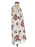 Lily Rose 100% Polyester Print Ivory Casual Dress Size S - photo 4
