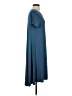 Unbranded Solid Blue Casual Dress Size XS - photo 4