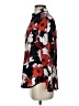 J.Crew 100% Silk Floral Red 3/4 Sleeve Silk Top Size 00 - photo 5