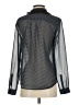 Ann Taylor LOFT 100% Polyester Polka Dots Black Long Sleeve Blouse Size XS - photo 2