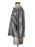Ann Taylor LOFT 100% Polyester Metallic Silver Long Sleeve Blouse Size S - photo 5