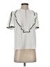 Elie Tahari Ivory Short Sleeve Top Size S - photo 2