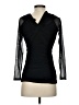 Ann Taylor LOFT Black Long Sleeve Top Size XS - photo 2