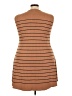 Assorted Brands Stripes Brown Casual Dress Size 3X - photo 2