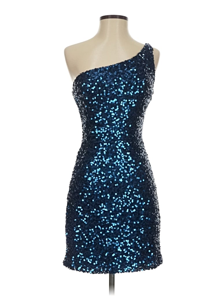 Pre-owned B Darlin Cocktail Dress In Blue