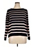 Liz Claiborne Stripes Black Pullover Sweater Size 1X - photo 1