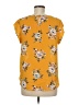 Alice Blue Yellow Short Sleeve Blouse Size M - photo 2