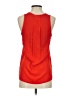 Maeve 100% Rayon Red Sleeveless Button-Down Shirt Size 0 - photo 2