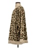 Free People 100% Cotton Animal Print Brown Pullover Sweater Size XS - photo 5