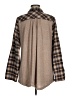 Kori America Tweed Brown Ivory 3/4 Sleeve Blouse Size M - photo 2
