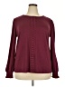 Automet Burgundy Long Sleeve Blouse Size 2X - photo 1