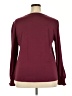 Automet Burgundy Long Sleeve Blouse Size 2X - photo 2