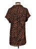 J by Joie 100% Polyester Animal Print Brown Short Sleeve Blouse Size S - photo 2