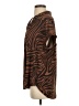 J by Joie 100% Polyester Animal Print Brown Short Sleeve Blouse Size S - photo 5