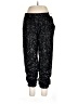 Serra 100% Polyester Stars Black Casual Pants Size L - photo 1