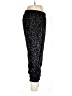 Serra 100% Polyester Stars Black Casual Pants Size L - photo 4