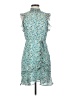 Sam Edelman 100% Polyester Paisley Blue Cocktail Dress Size 2 - photo 1