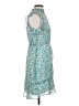 Sam Edelman 100% Polyester Paisley Blue Cocktail Dress Size 2 - photo 4