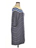 fleur bleue Stripes Blue Casual Dress Size XL - photo 4