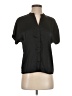 A New Day 100% Polyester Black Short Sleeve Blouse Size XS - photo 1