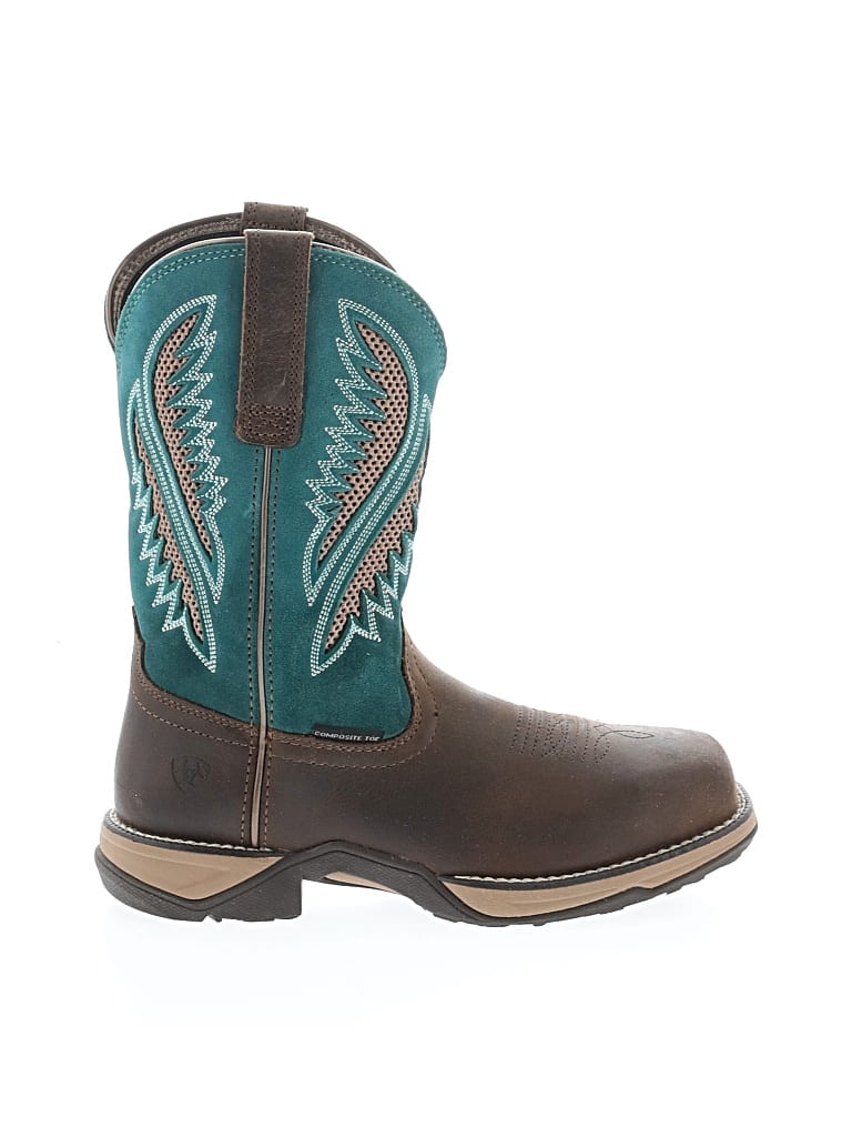 Pre-owned Ariat Boots In Brown