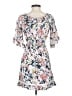 Lulus 100% Rayon Floral White Casual Dress Size S - photo 2