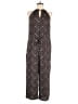 Worthington Chevron-herringbone Brown Jumpsuit Size M - photo 1