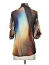 Nicole Miller Color Block Brown 3/4 Sleeve Blouse Size P (petite) - photo 2