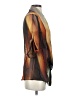 Nicole Miller Color Block Brown 3/4 Sleeve Blouse Size P (petite) - photo 4
