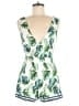 ASOS 100% Polyester Tropical Green Romper Size 2 - photo 1