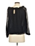 J.Crew 100% Polyester Black 3/4 Sleeve Blouse Size XS - photo 2
