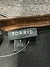 Torrid Metallic Gold Short Sleeve Blouse Size 1X Plus (1) - photo 7