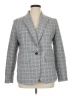 A New Day Checkered-gingham Gray Blazer Size 16 - photo 1