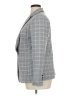 A New Day Checkered-gingham Gray Blazer Size 16 - photo 5