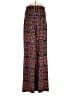 New Directions Print Black Casual Pants Size S - photo 1