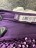 Jennifer Lopez 100% Polyester Purple Short Sleeve Blouse Size XS - photo 7