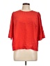 Sézane Red Short Sleeve Blouse Size EU (FR) 44 / US 12 - photo 1
