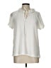 Everleigh Ivory Short Sleeve Blouse Size L - photo 1