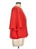 Sézane Red Short Sleeve Blouse Size EU (FR) 44 / US 12 - photo 4